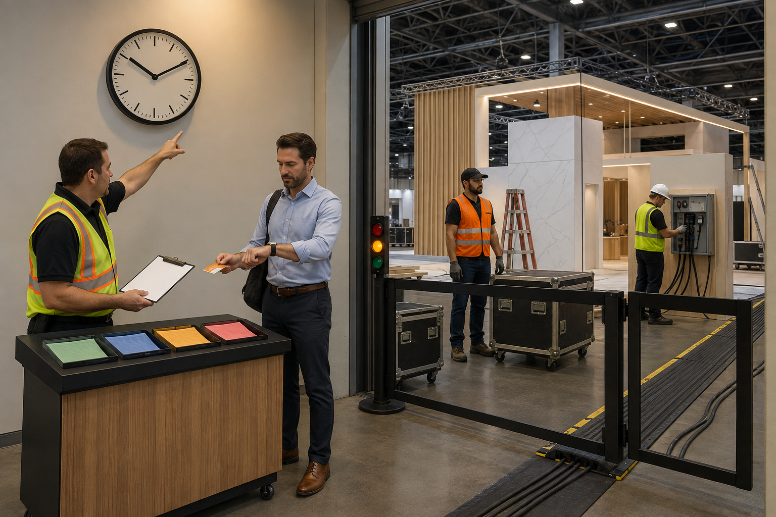 union labor cost for booth installation in las vegas venues and contractors